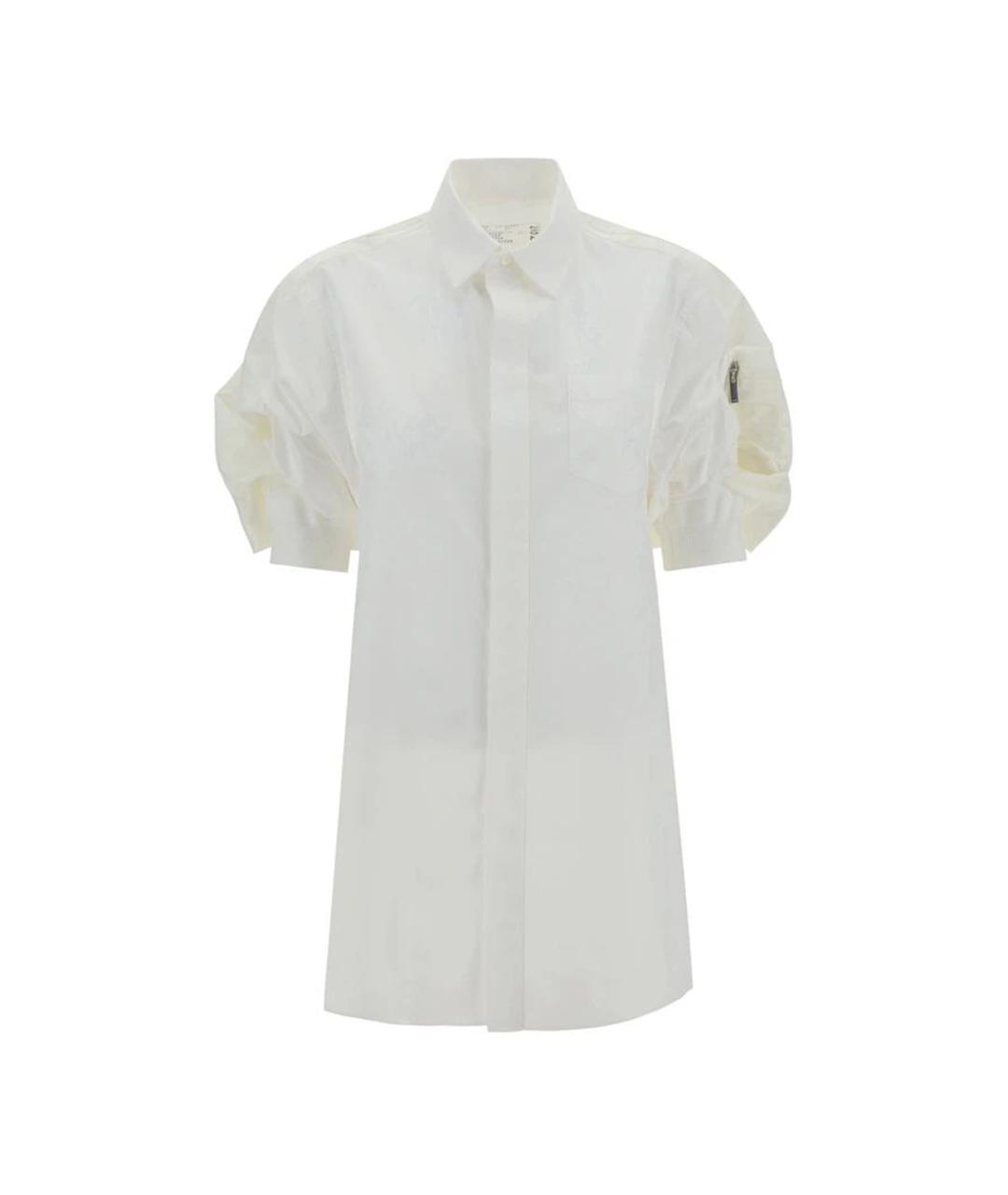 SACAI Белая полиэстеровая рубашка, фото 1