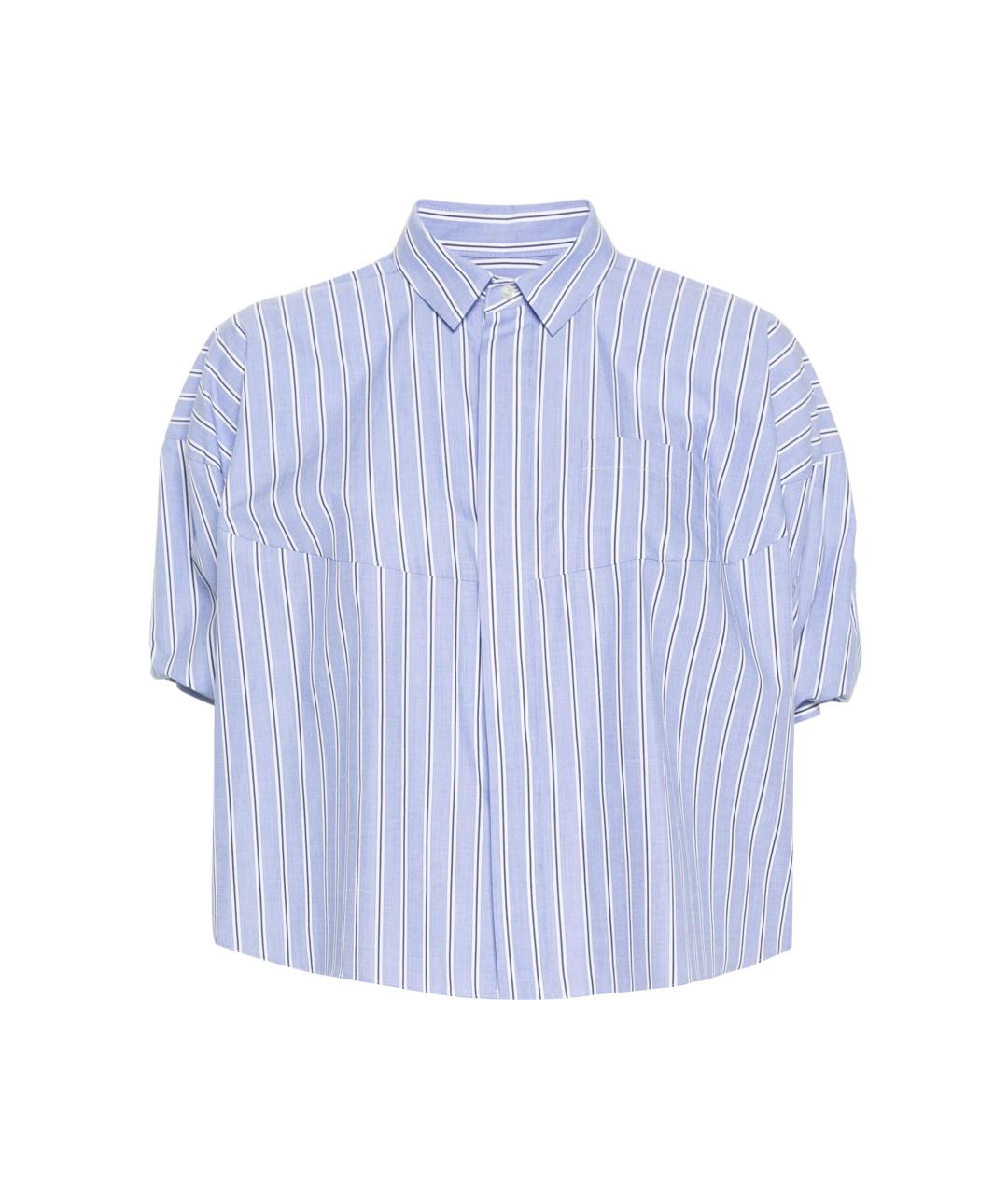 SACAI Голубая хлопковая рубашка, фото 1