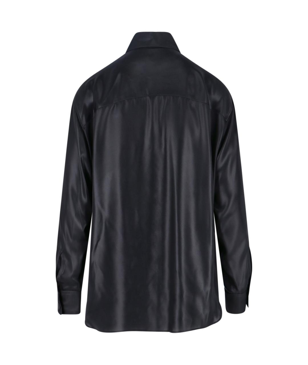 DIESEL Черная полиэстеровая рубашка, фото 2