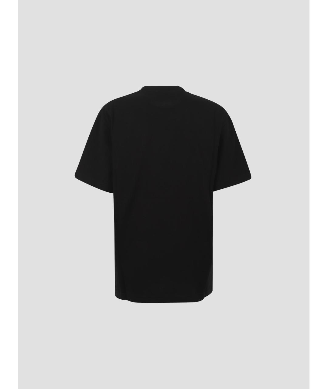 GUCCI Черная хлопковая футболка, фото 2