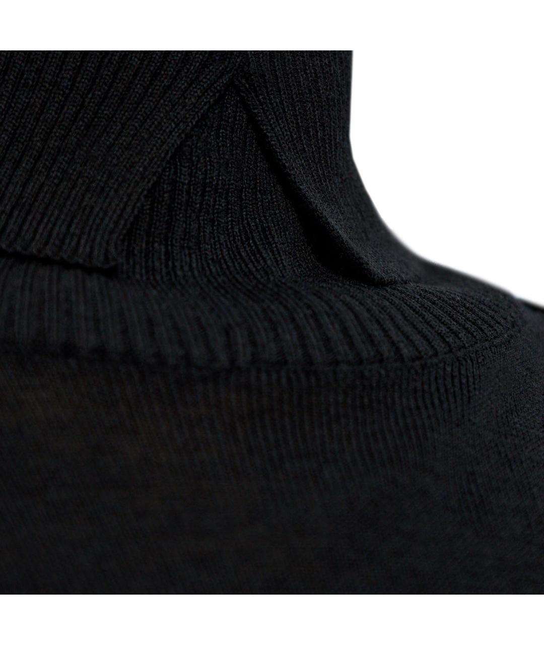 BURBERRY Черная шерстяная водолазка, фото 2