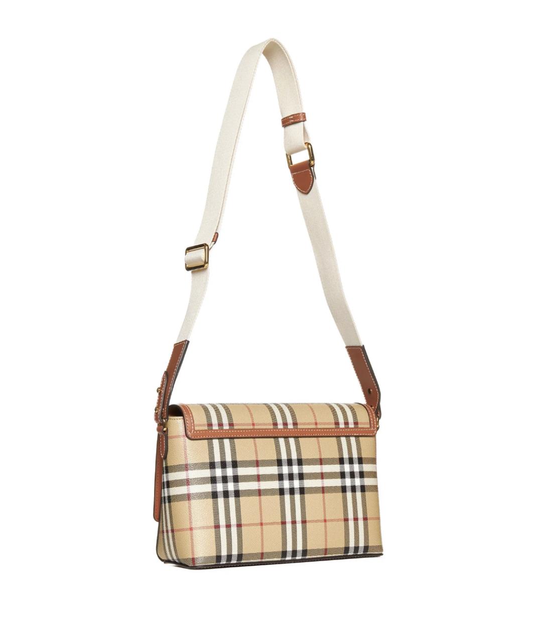 BURBERRY Бежевая сумка через плечо, фото 3