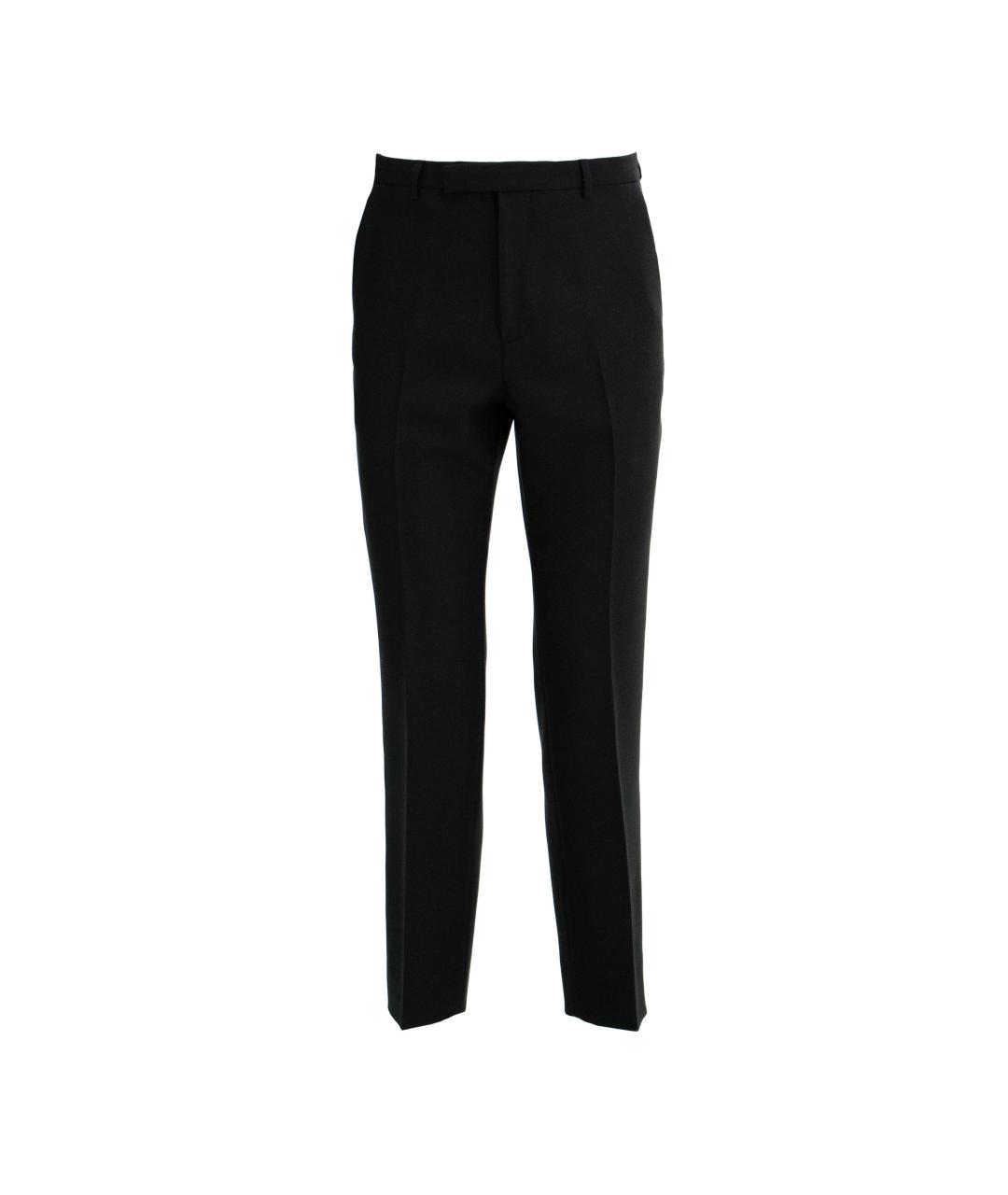 GUCCI Черные полиэстеровые классические брюки, фото 1