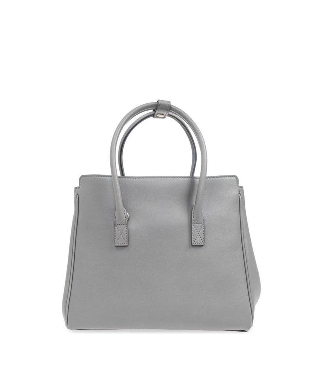 BALENCIAGA Серая кожаная сумка тоут, фото 2