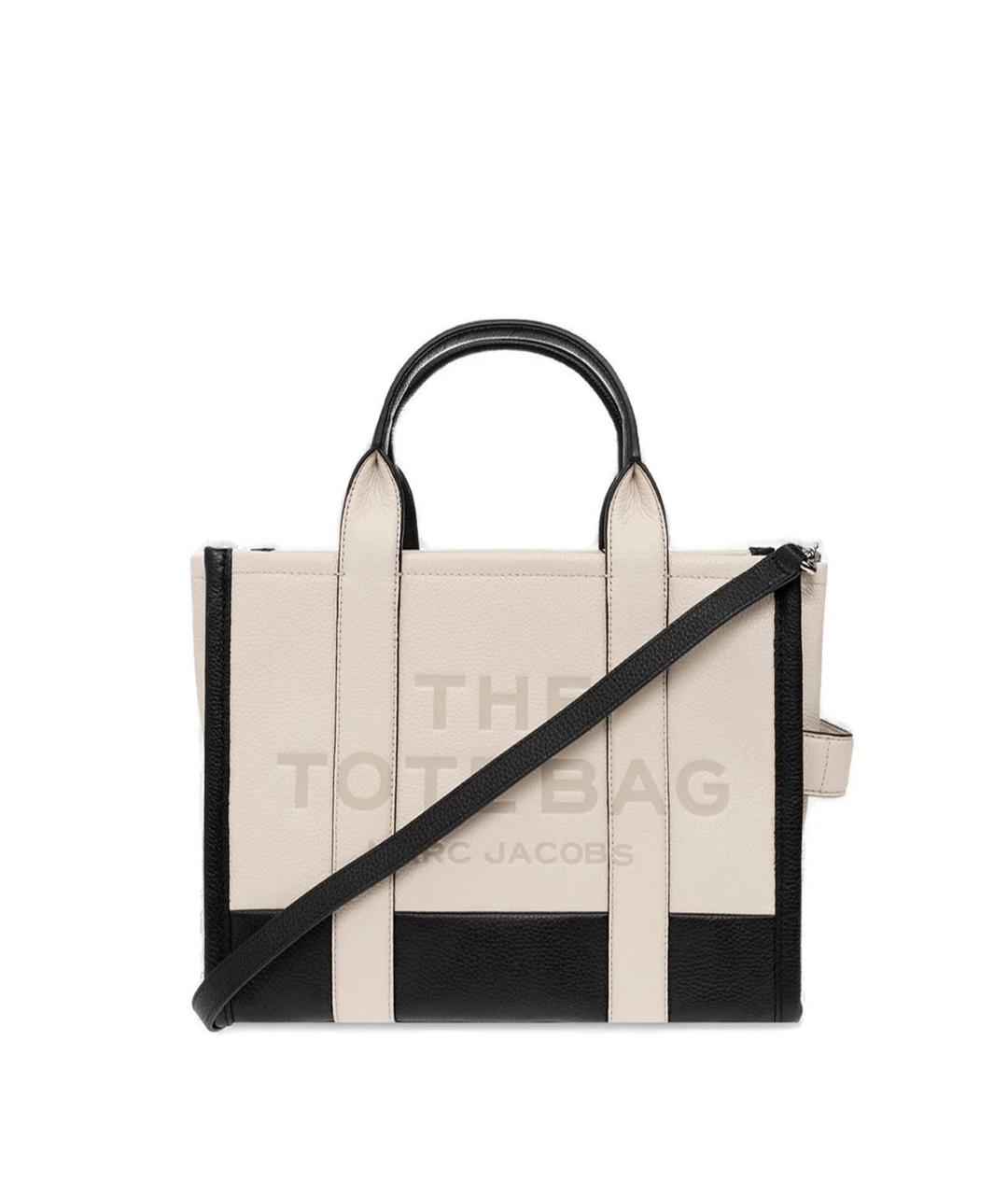 MARC JACOBS Бежевая кожаная сумка тоут, фото 1