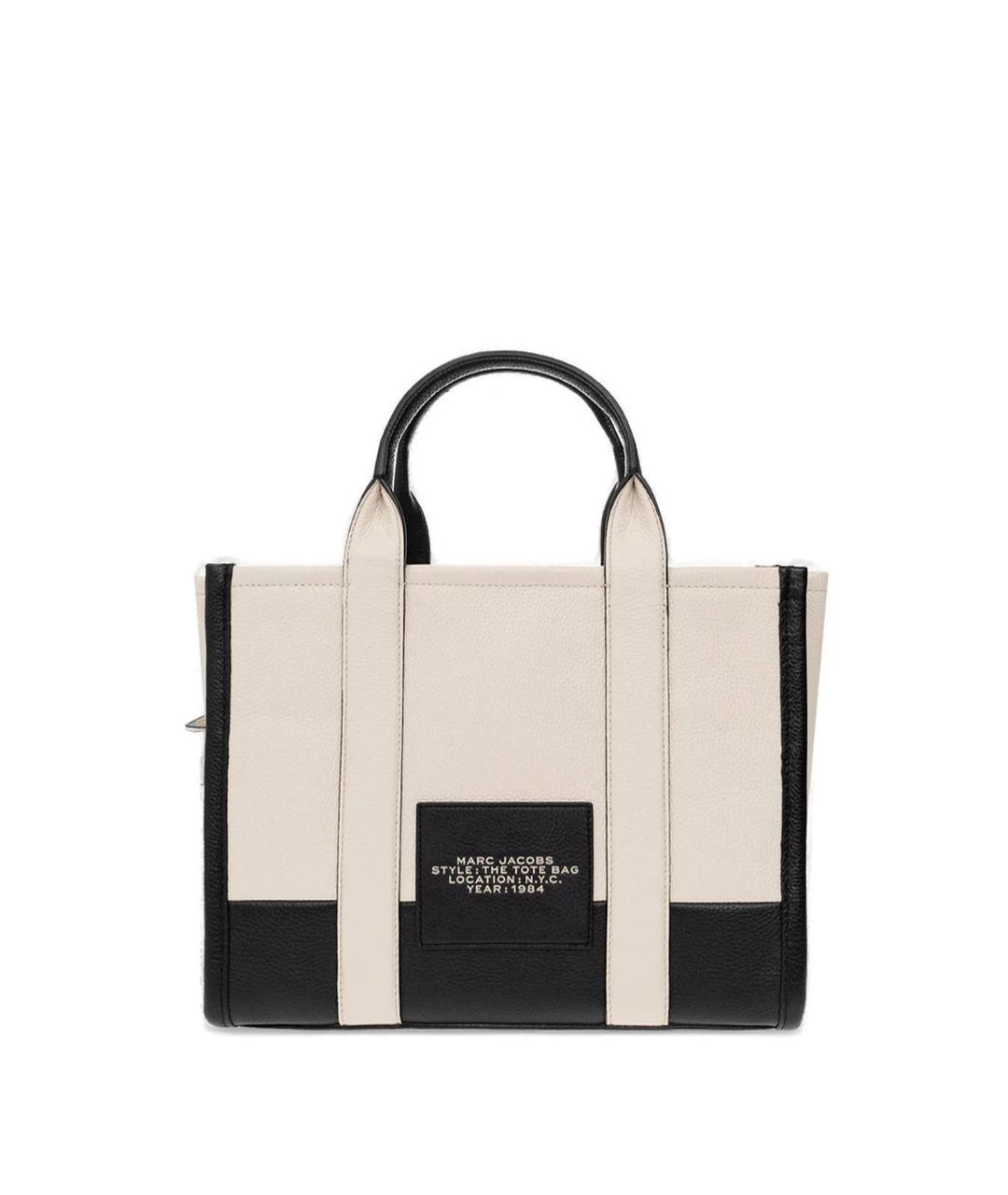 MARC JACOBS Бежевая кожаная сумка тоут, фото 2