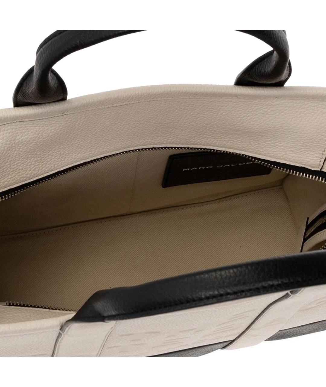 MARC JACOBS Бежевая кожаная сумка тоут, фото 3