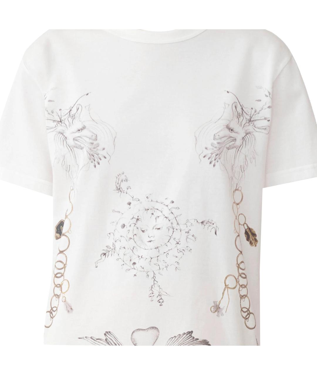 FABIANA FILIPPI Белая хлопковая футболка, фото 3