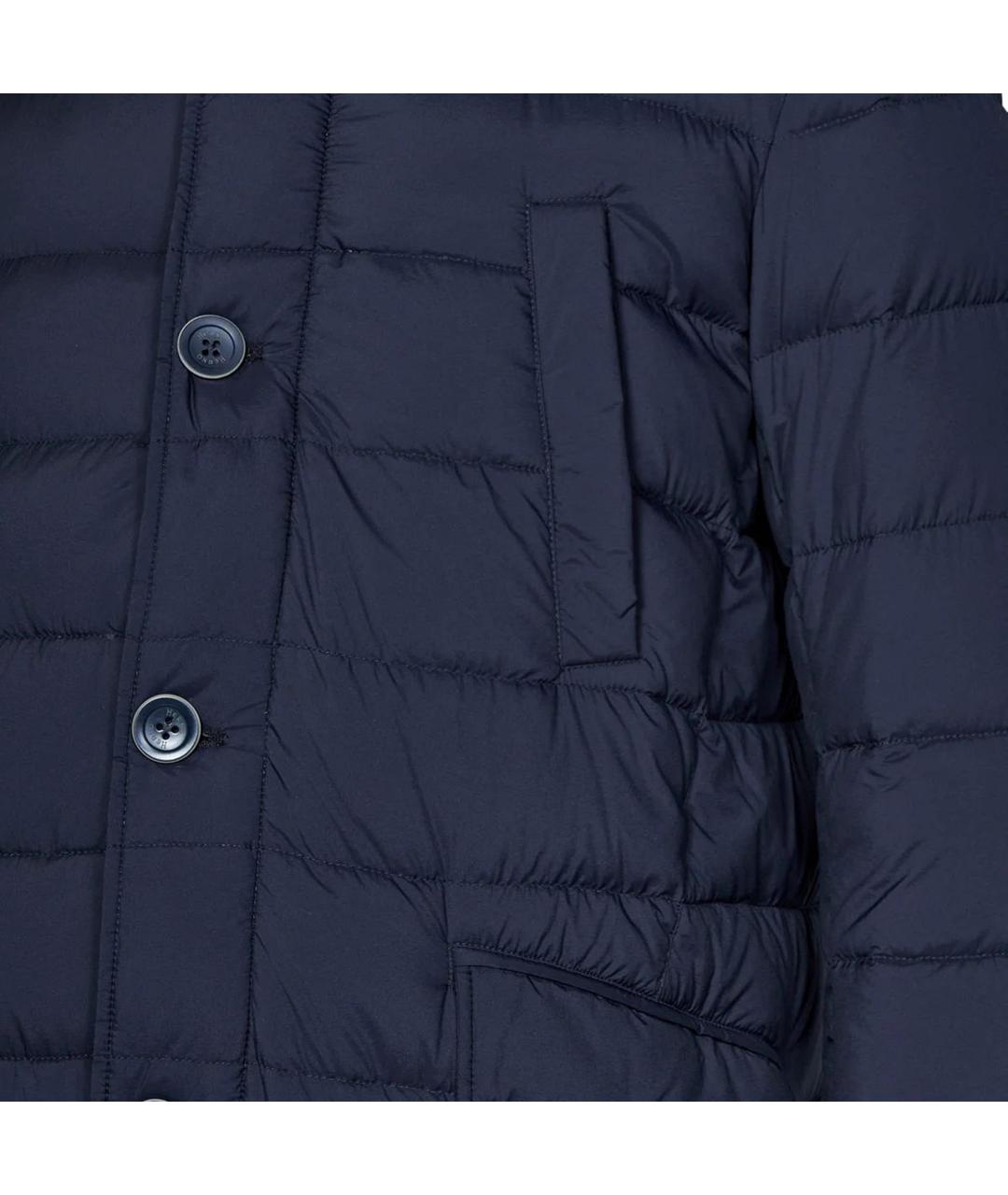 HERNO Синяя полиамидовая куртка, фото 3