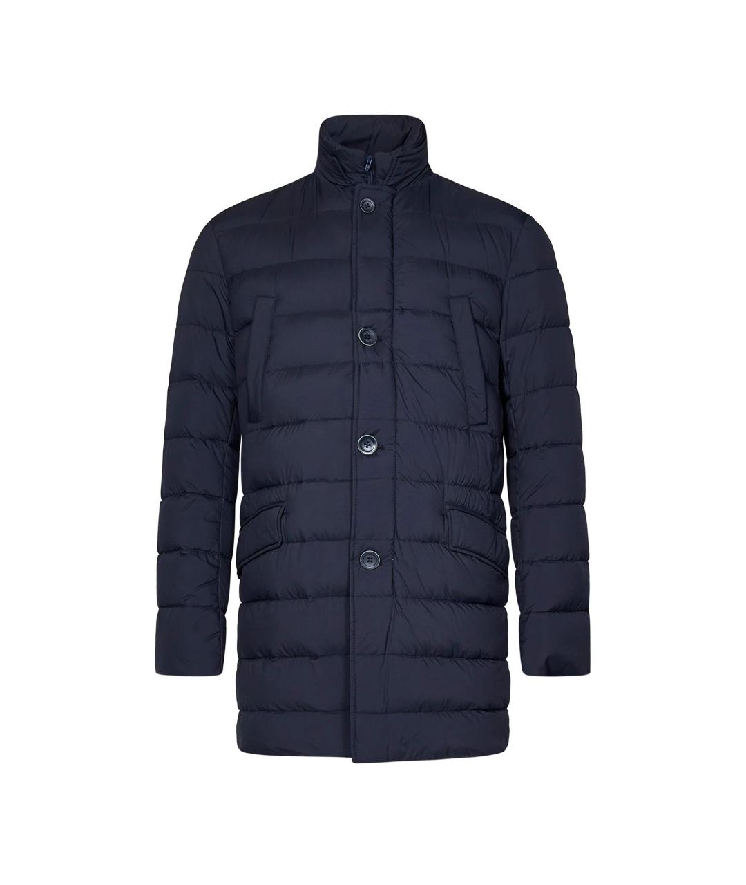 HERNO Синяя полиамидовая куртка, фото 1