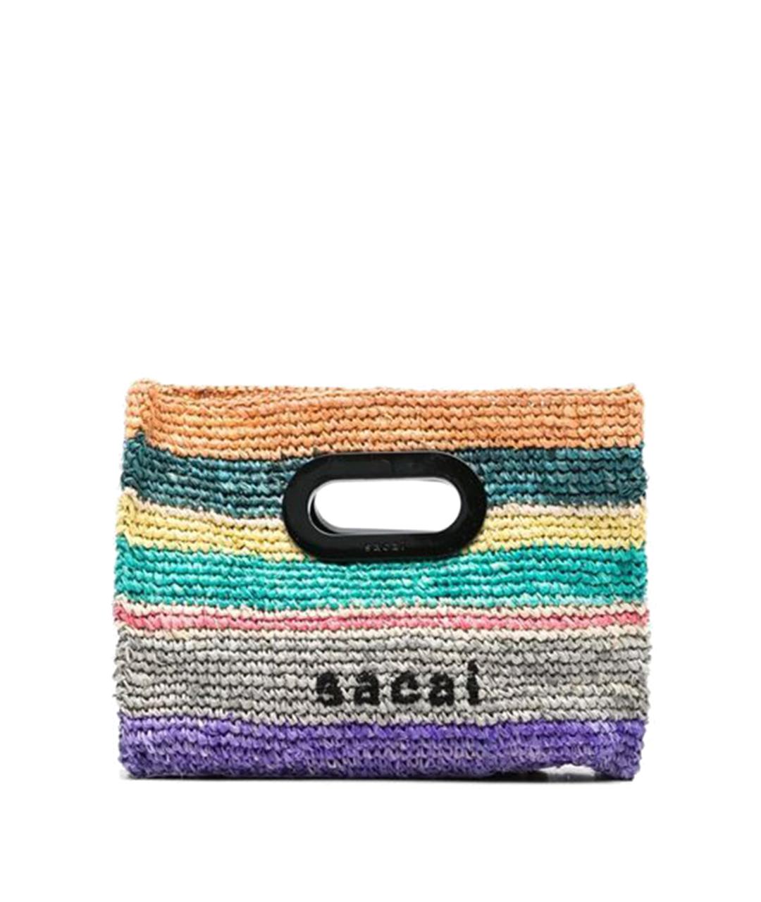SACAI Мульти пелетеная сумка с короткими ручками, фото 1