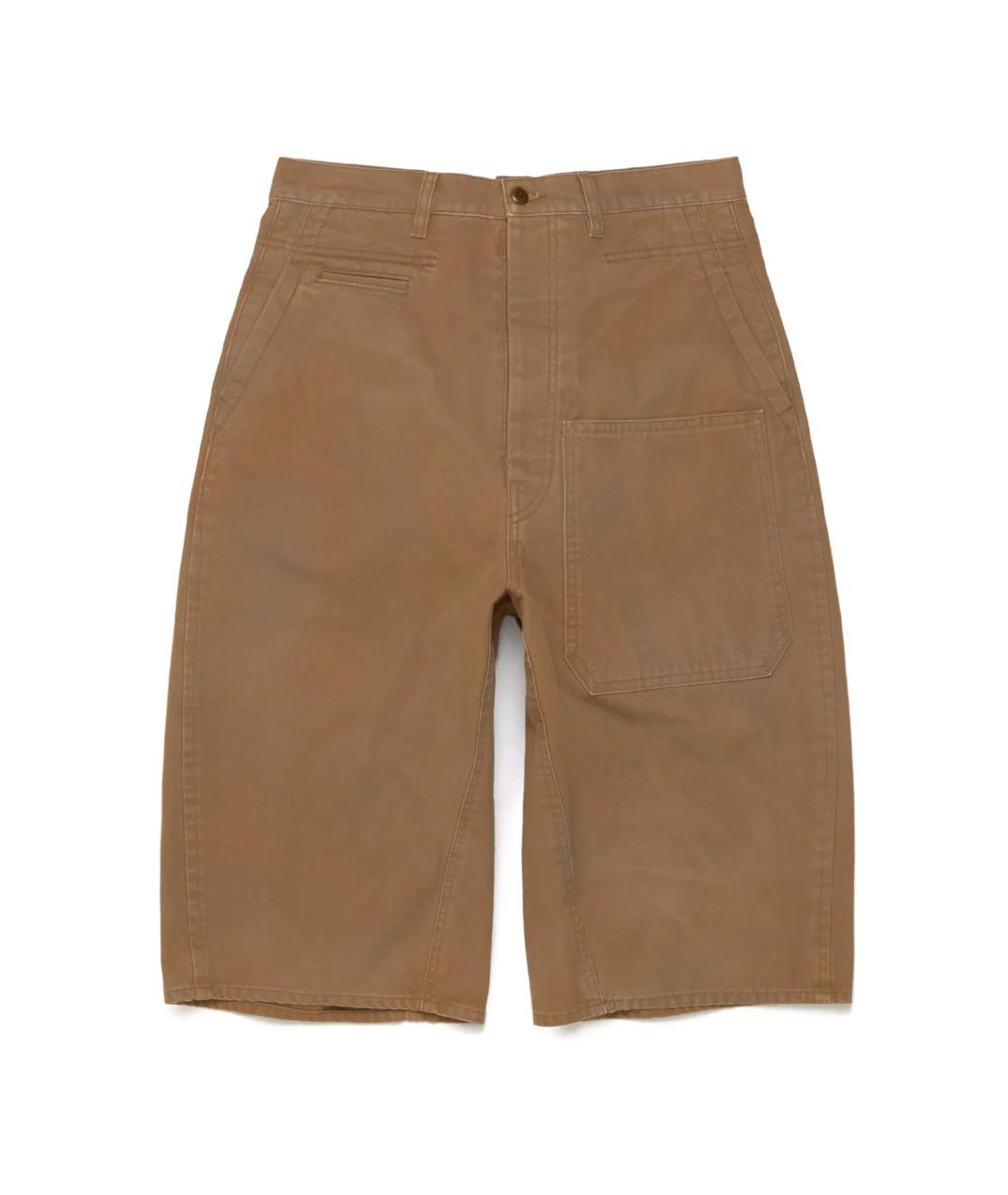 MAISON MARGIELA Бежевые хлопковые шорты, фото 1