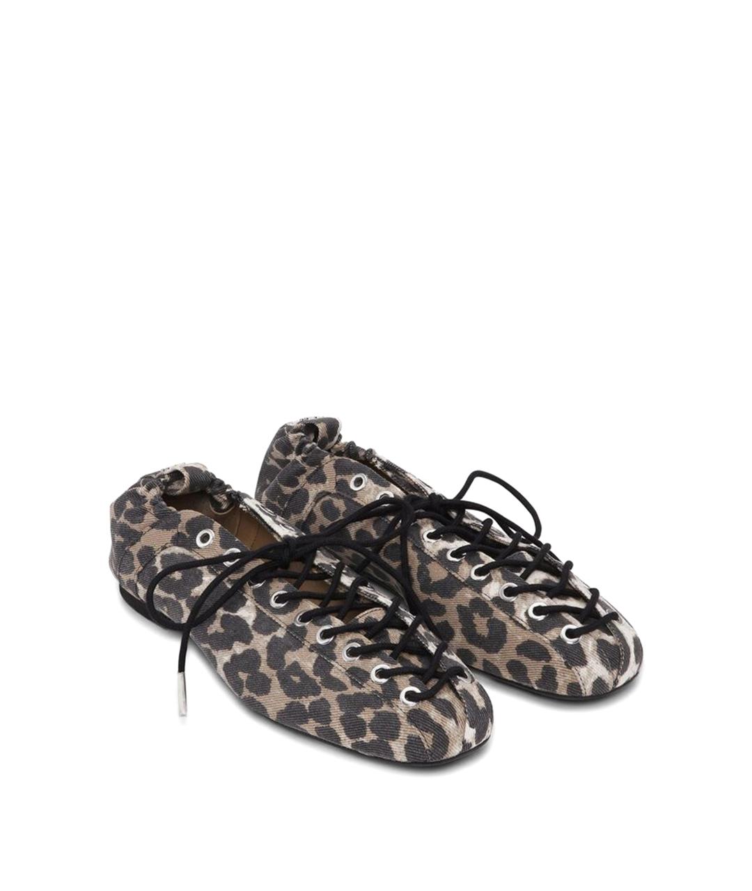 GANNI Мульти текстильные балетки, фото 2