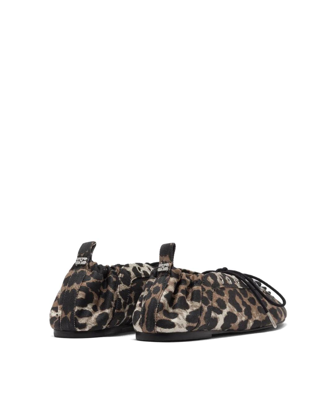 GANNI Мульти текстильные балетки, фото 3