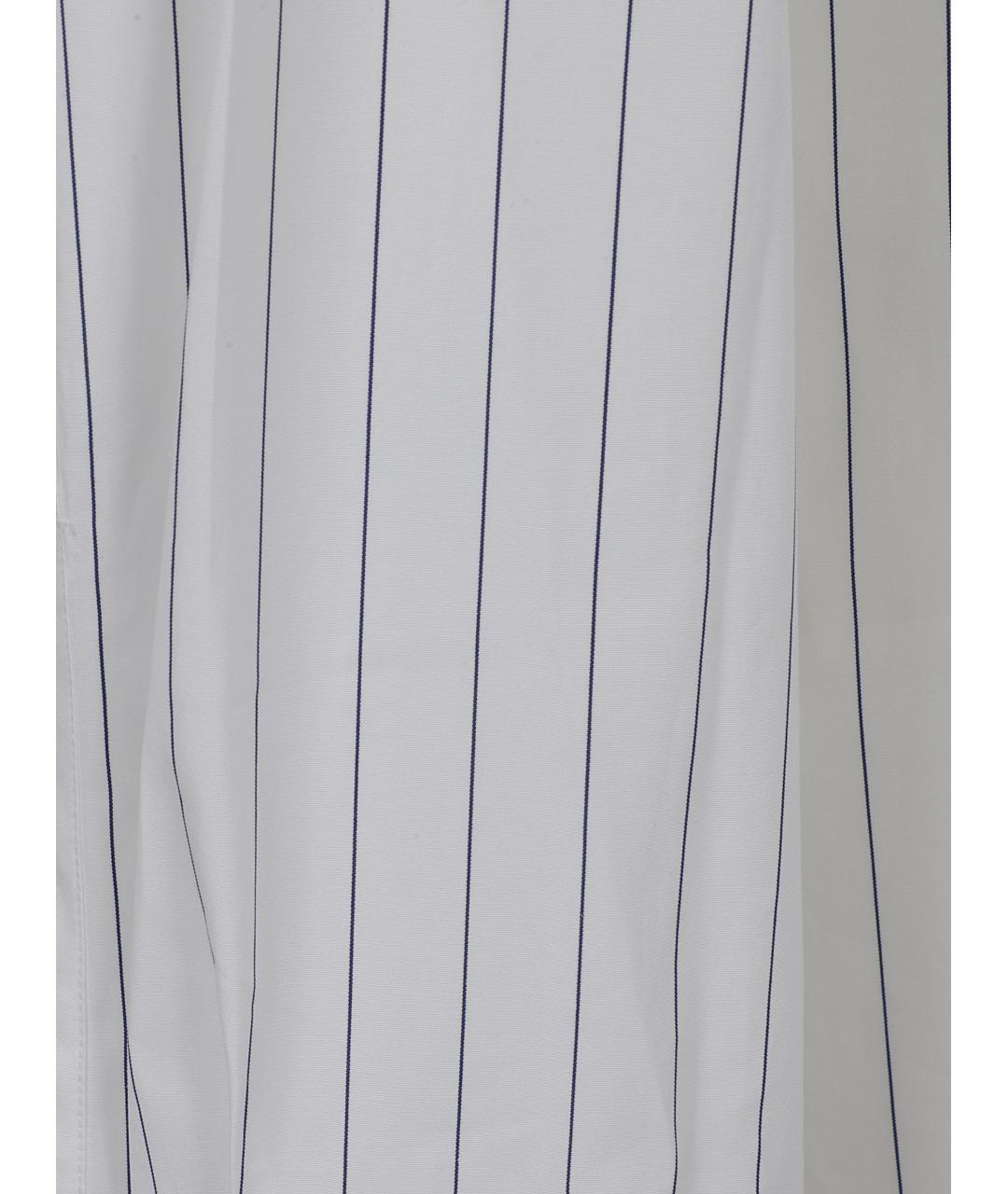 DRIES VAN NOTEN Темно-синяя хлопковая кэжуал рубашка, фото 3