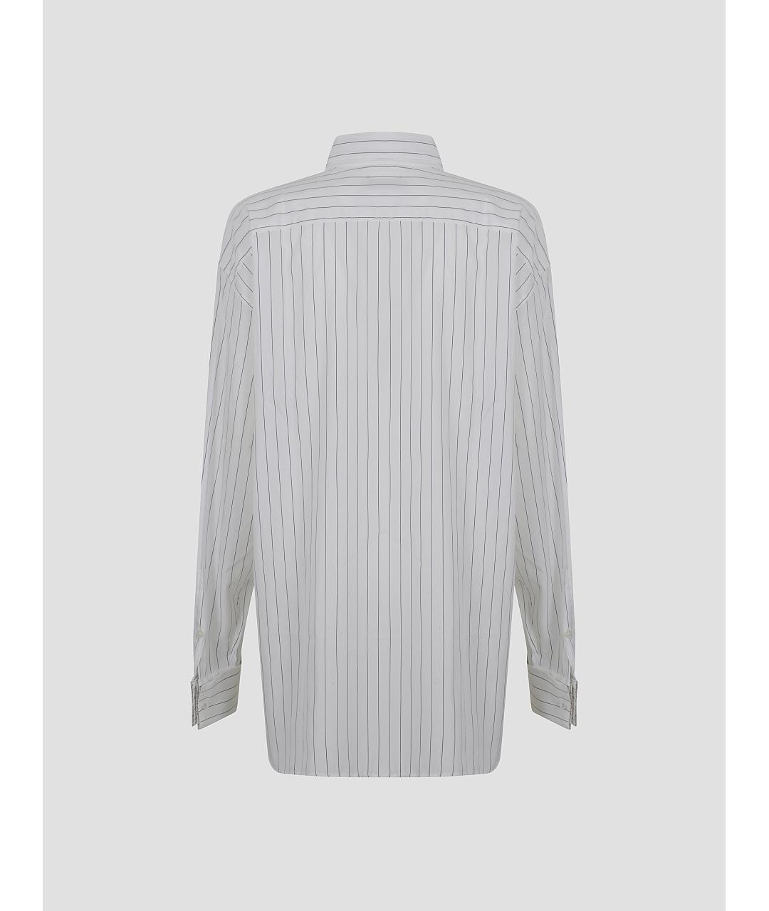 DRIES VAN NOTEN Темно-синяя хлопковая кэжуал рубашка, фото 2