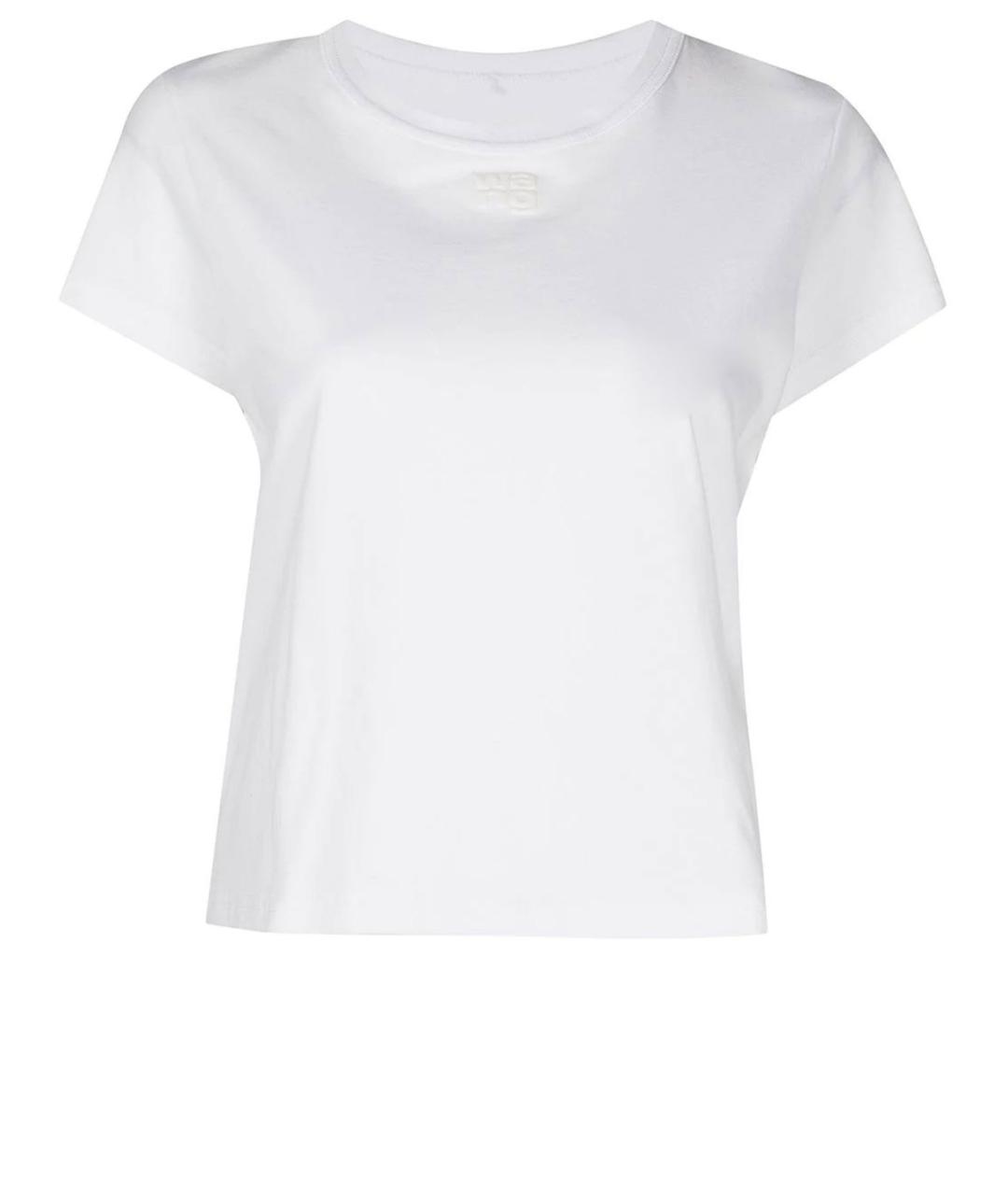 ALEXANDER WANG Белая хлопковая футболка, фото 1