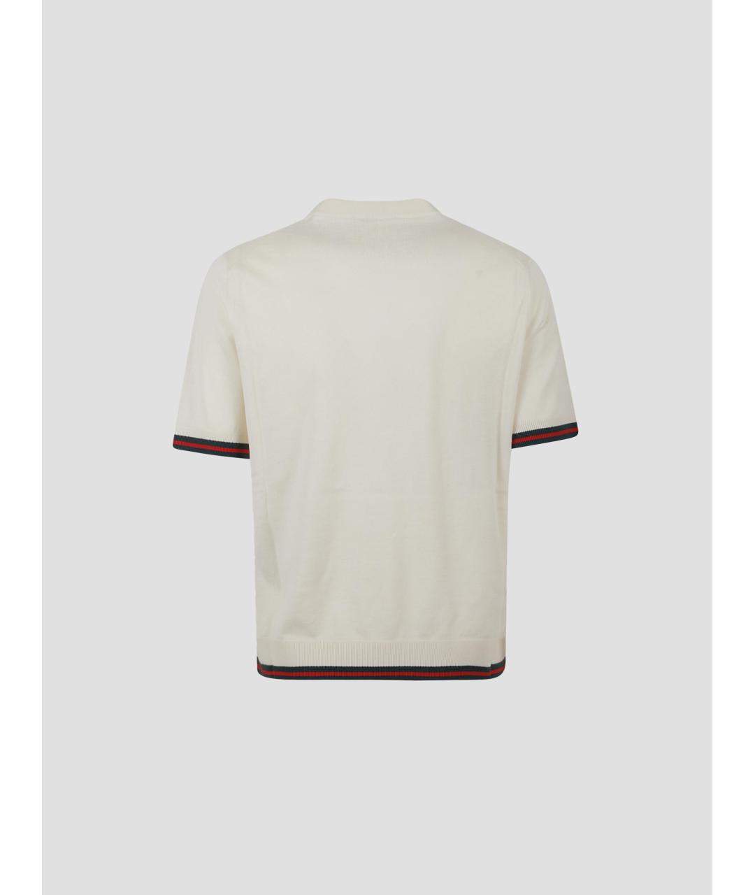 GUCCI Белый кашемировый джемпер / свитер, фото 2