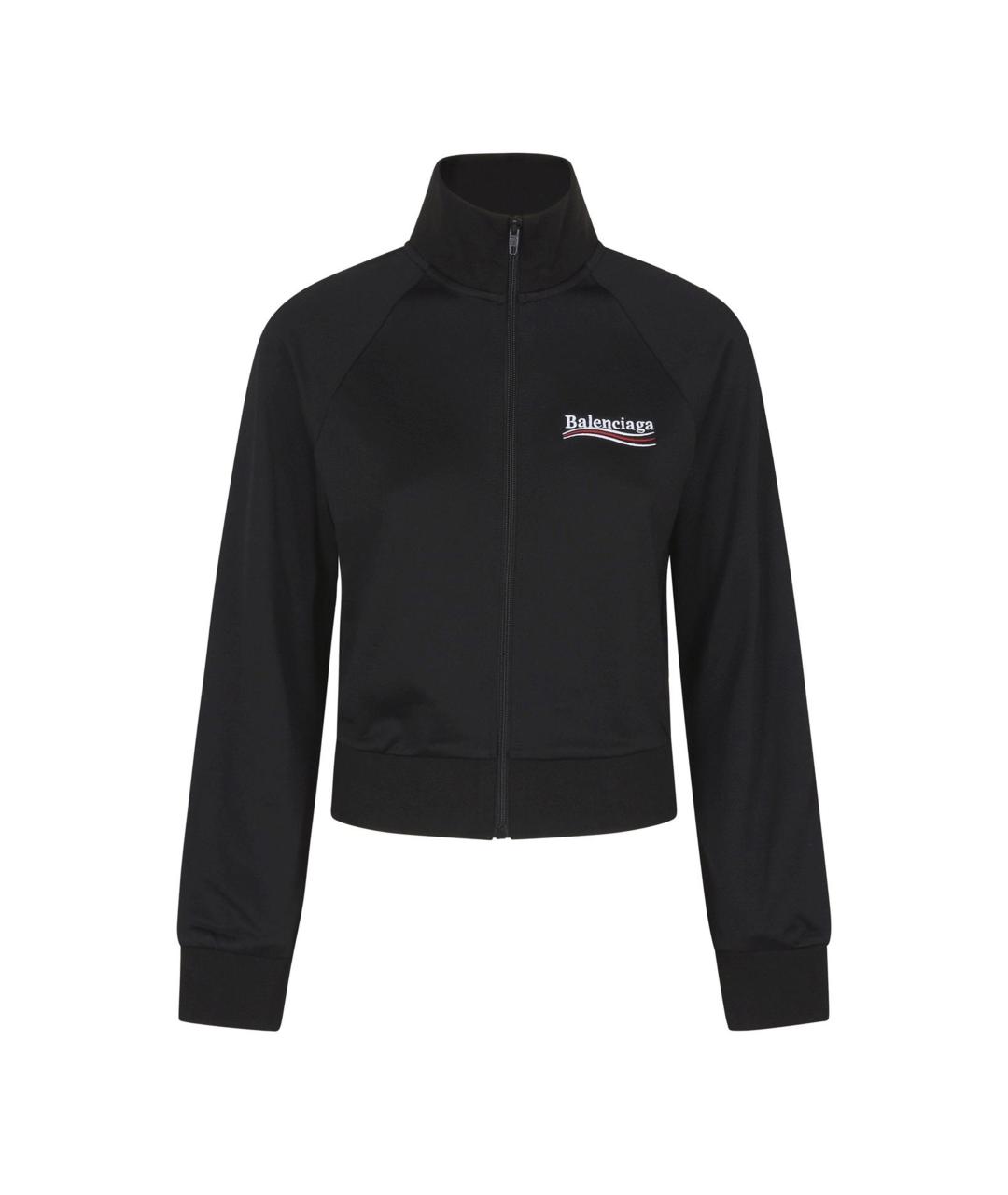 BALENCIAGA Черная полиамидовая куртка, фото 1