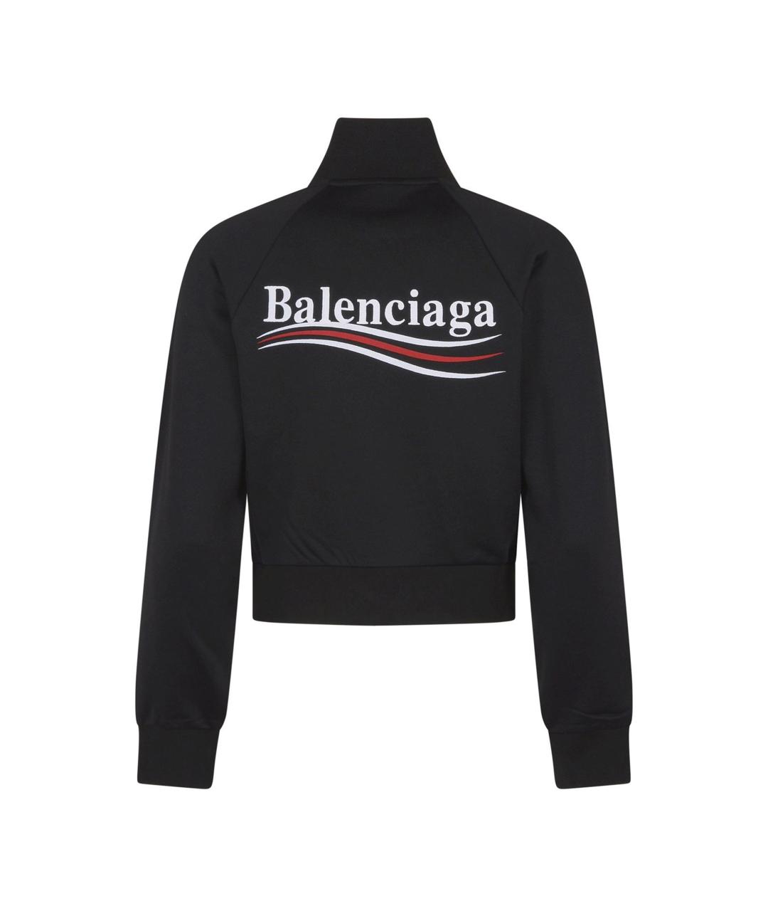 BALENCIAGA Черная полиамидовая куртка, фото 2