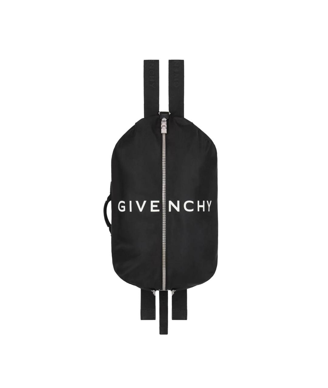 GIVENCHY Черный синтетический рюкзак, фото 1