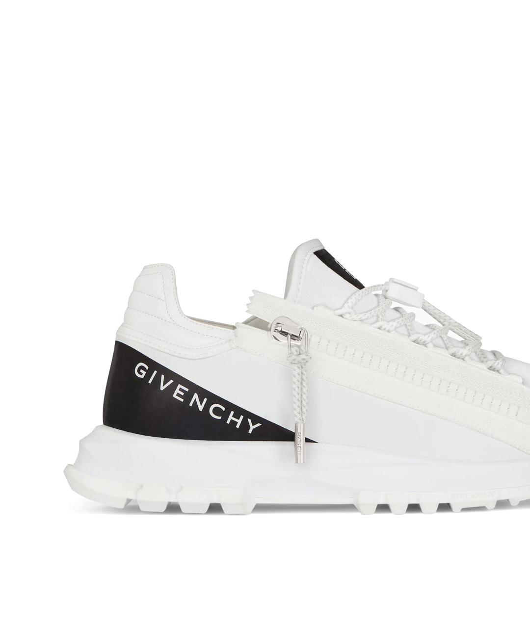 GIVENCHY Белые синтетические низкие кроссовки / кеды, фото 3