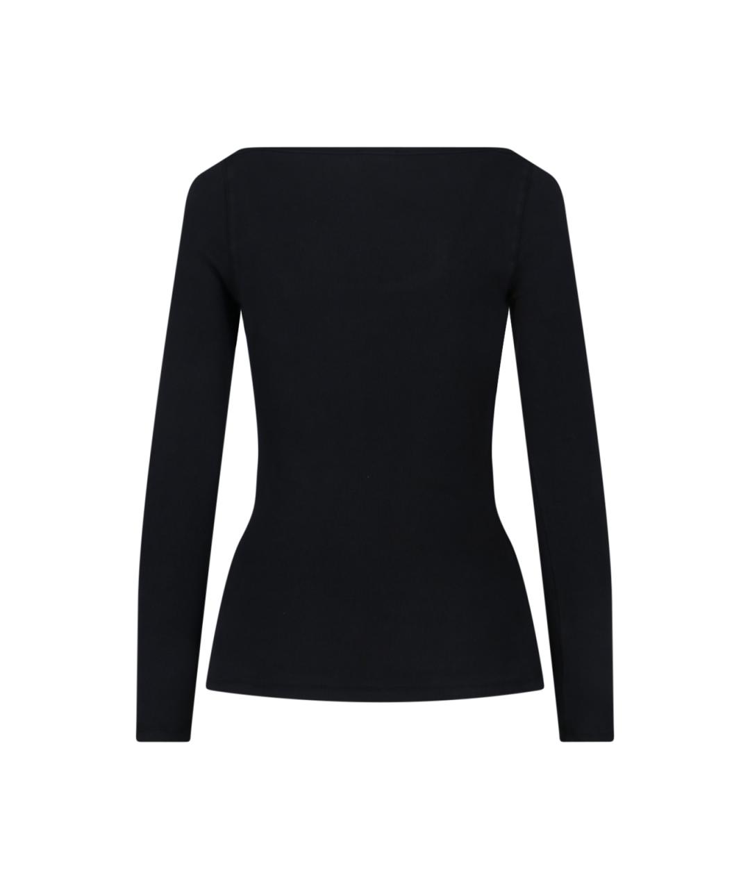 DIESEL Черный хлопковый джемпер / свитер, фото 2