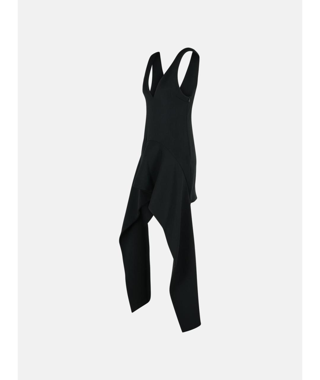 J.W.ANDERSON Черное полиэстеровое платье, фото 3