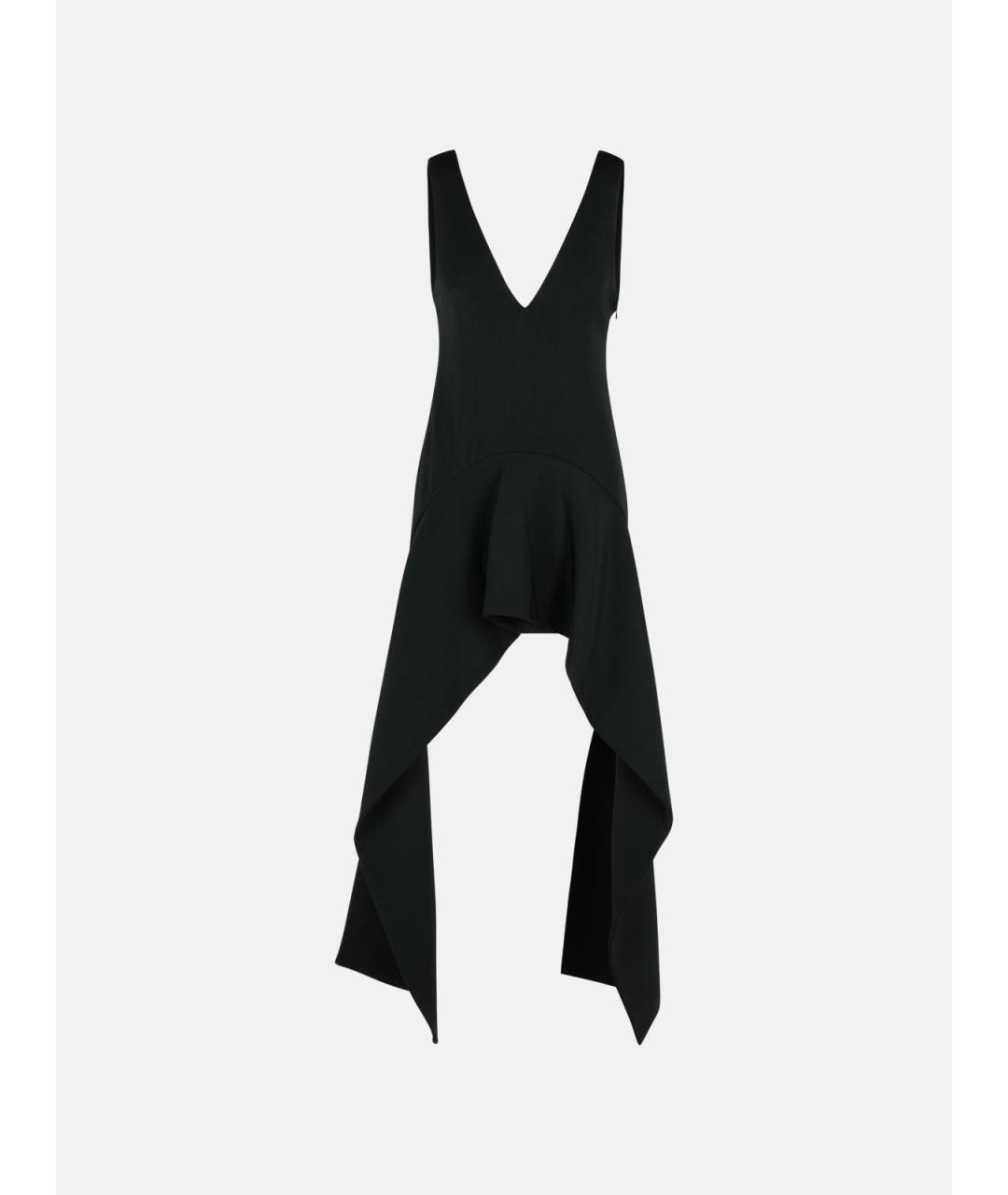 J.W.ANDERSON Черное полиэстеровое платье, фото 4