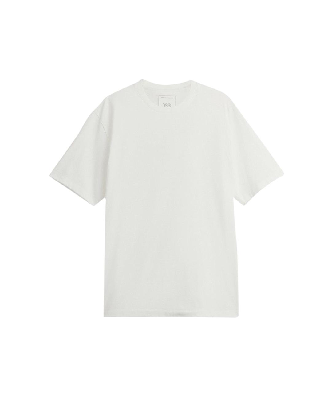 Y-3 Белая хлопковая футболка, фото 1