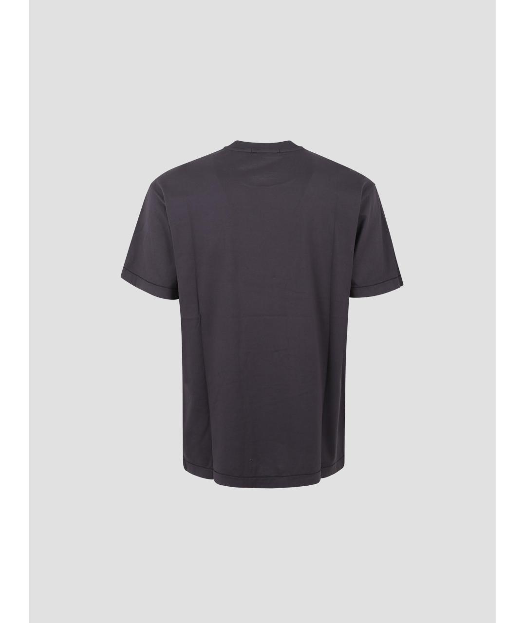 STONE ISLAND Хлопковая футболка, фото 2