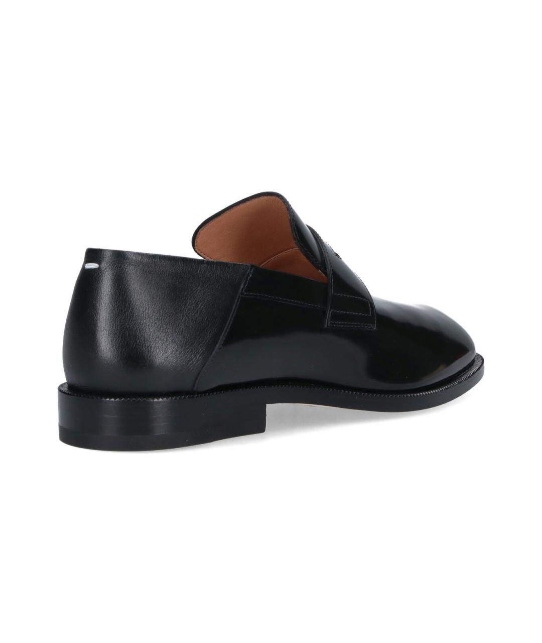 MAISON MARGIELA Черные кожаные лоферы, фото 4