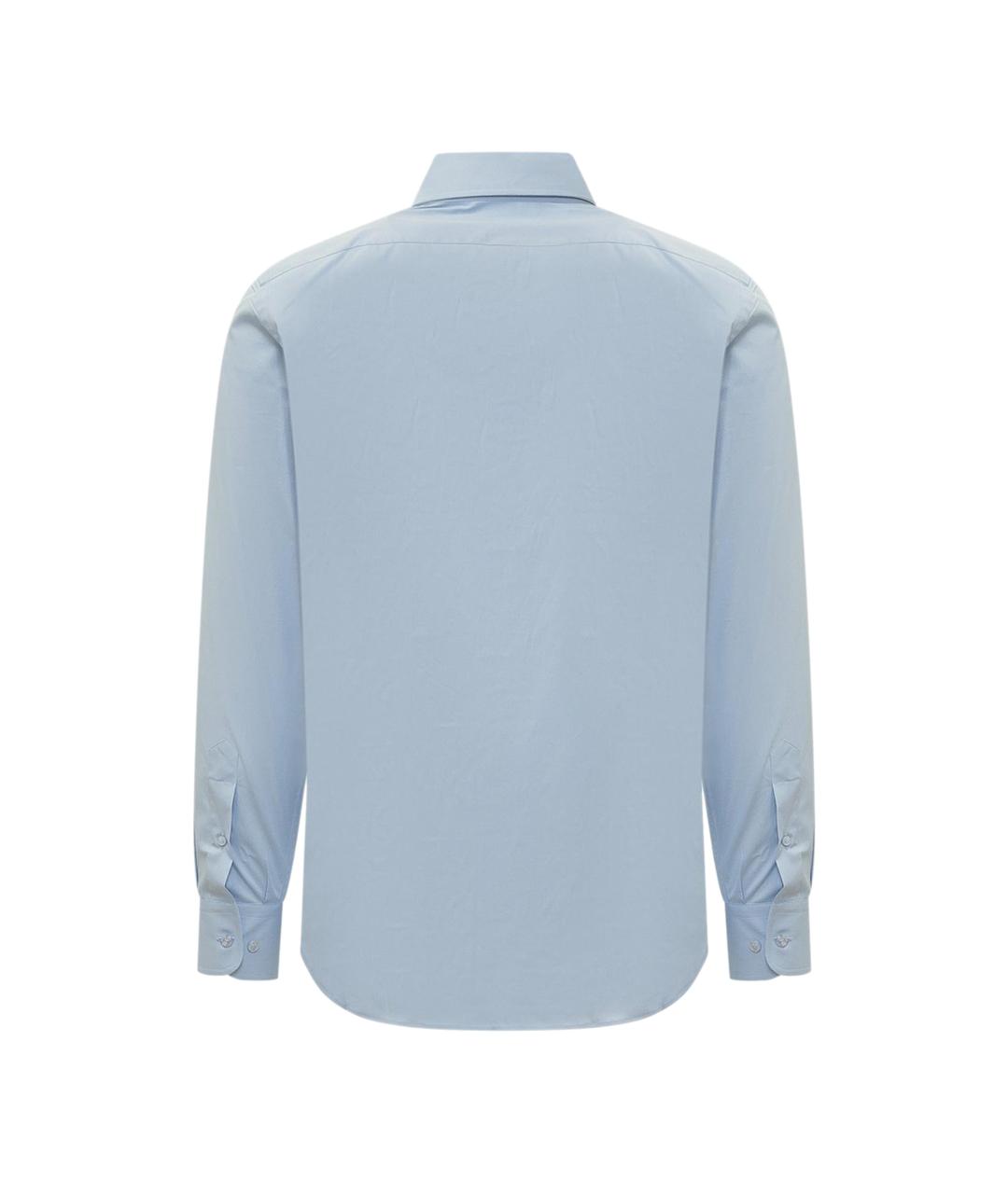 ETRO Голубая хлопковая кэжуал рубашка, фото 2