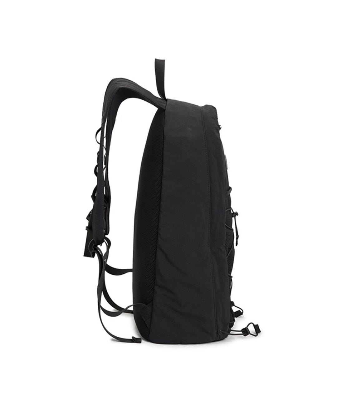 MAISON KITSUNE Черный тканевый рюкзак, фото 2