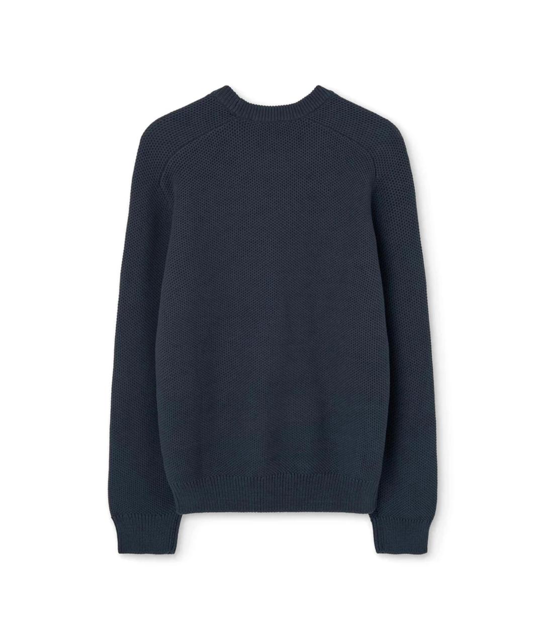 MAISON KITSUNE Синий хлопковый джемпер / свитер, фото 2