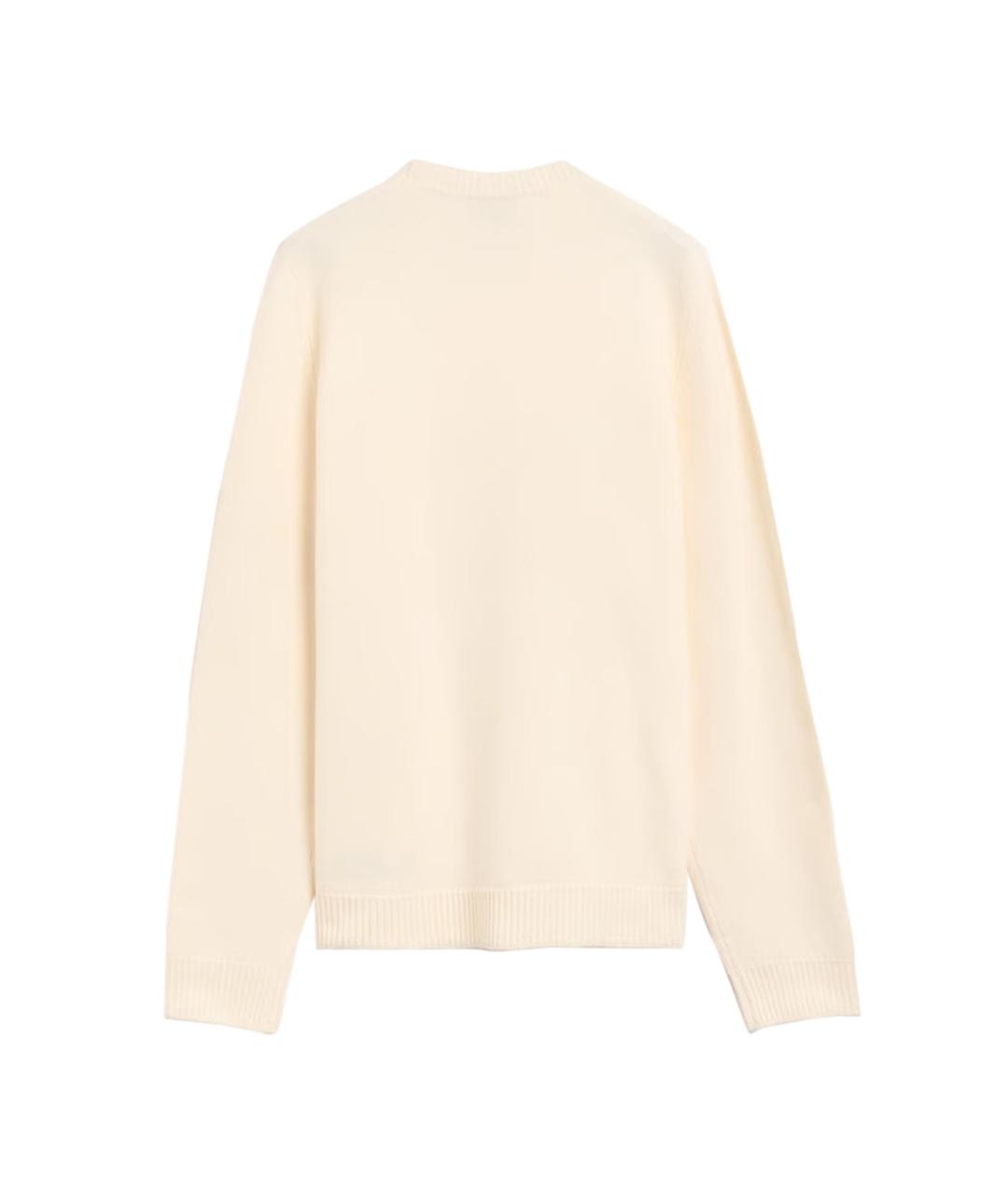 A.P.C. Бежевый шерстяной джемпер / свитер, фото 2