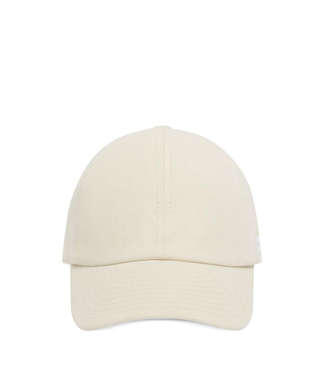 COURREGES Бежевая хлопковая кепка, фото 1