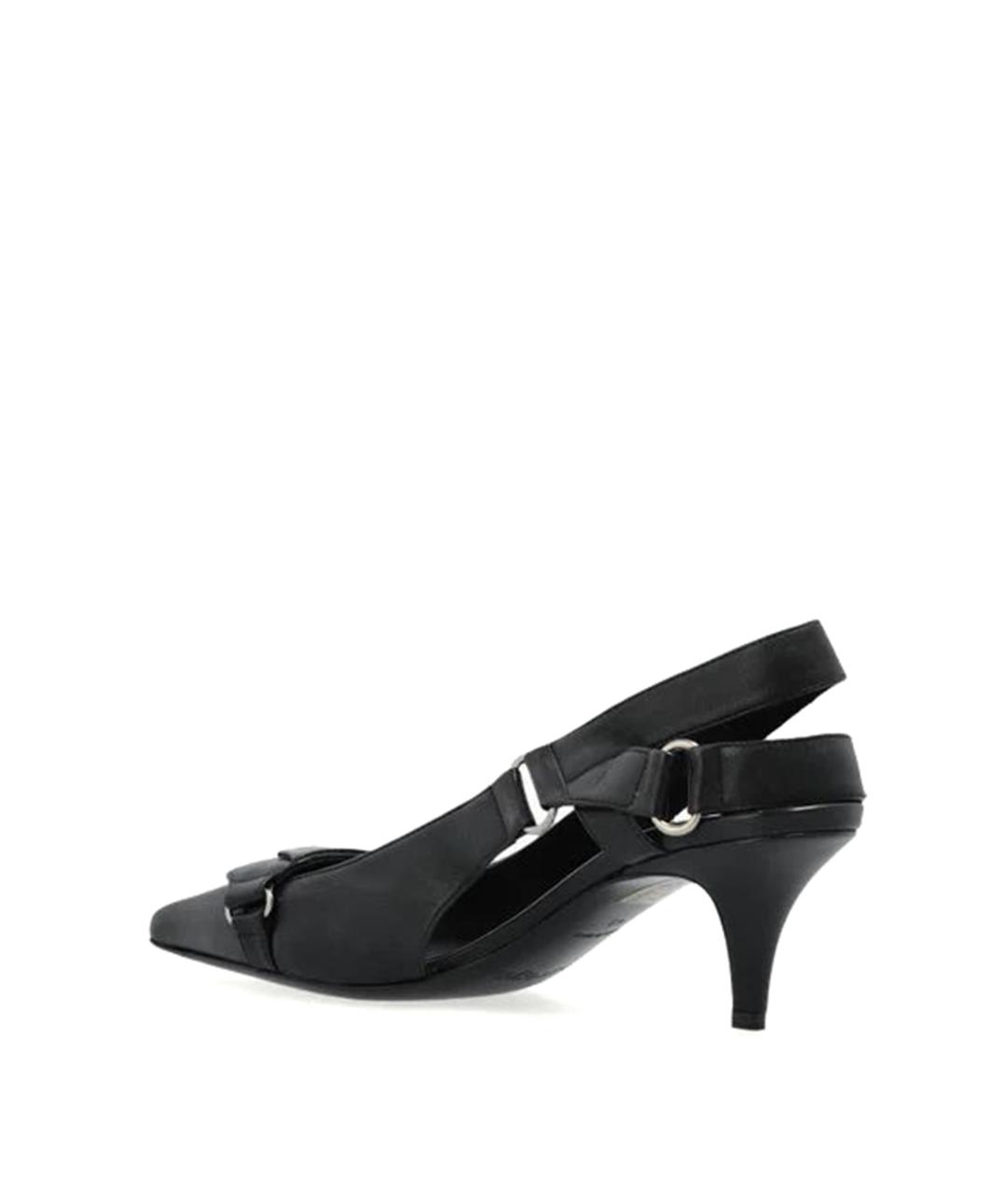 COURREGES Черные кожаные туфли, фото 3