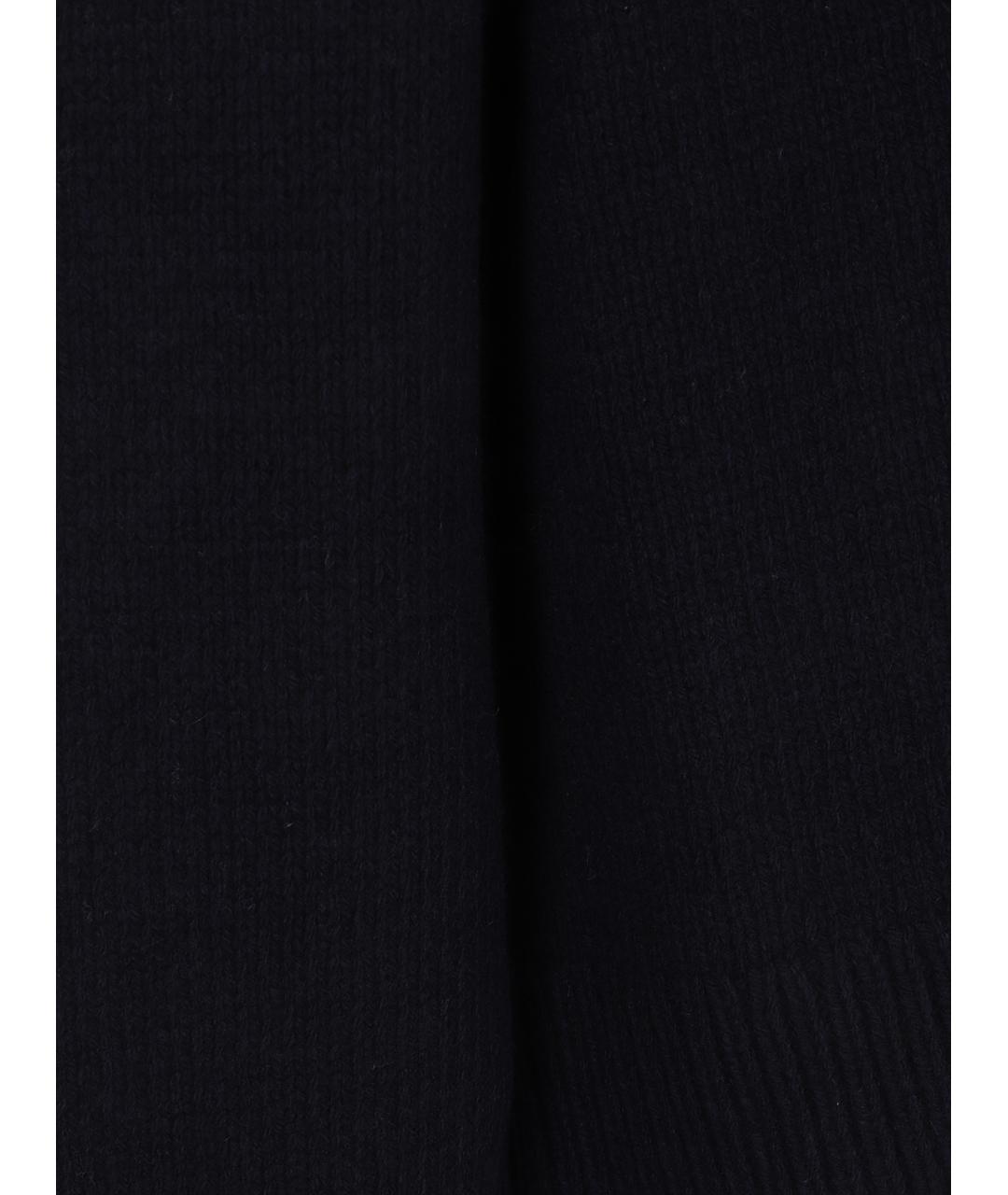 DRIES VAN NOTEN Темно-синий льняной джемпер / свитер, фото 3