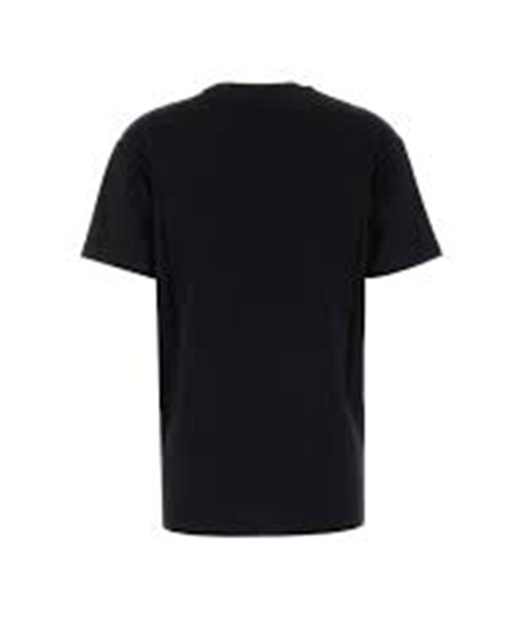 VIVIENNE WESTWOOD Черная хлопковая футболка, фото 2