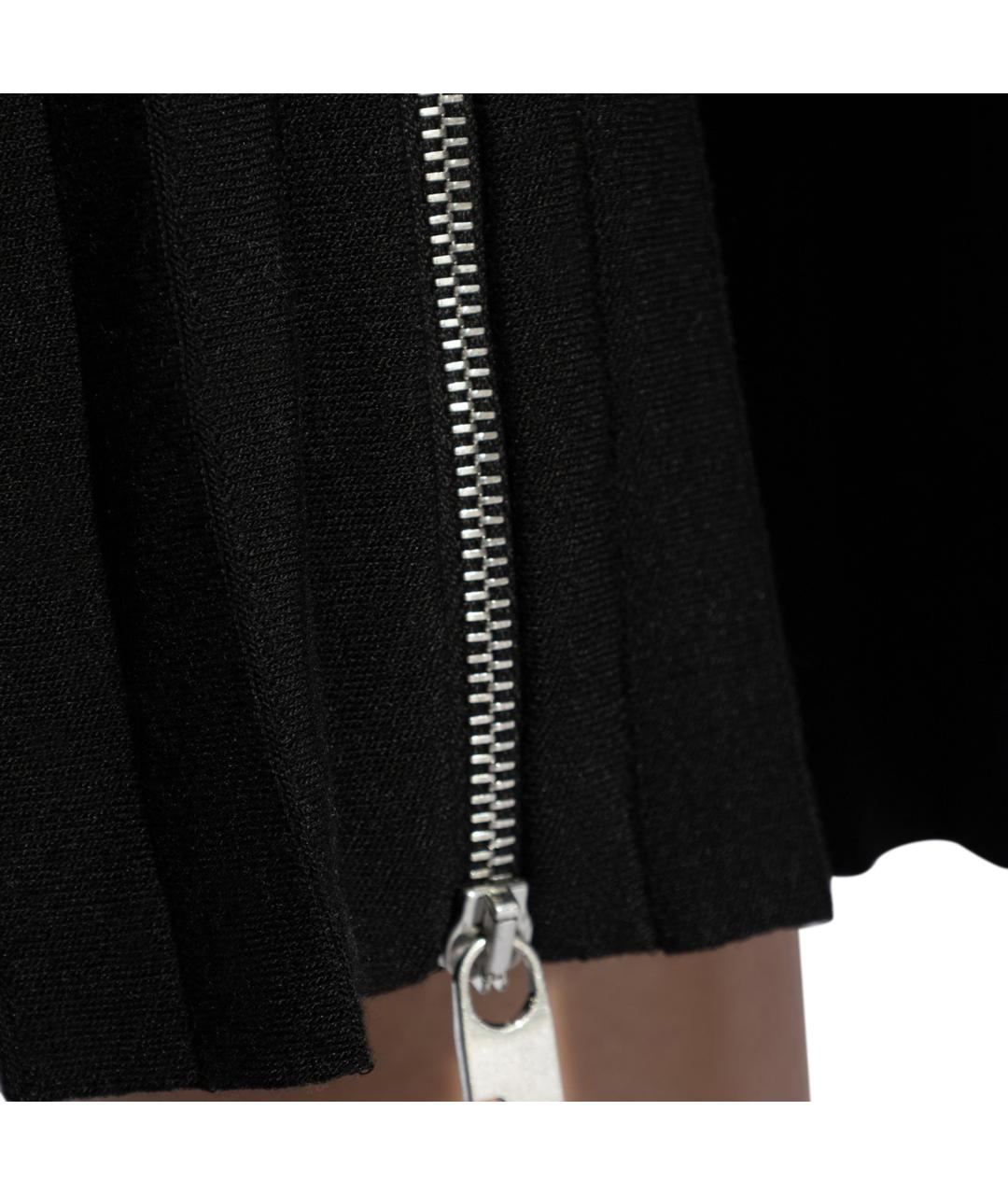 BURBERRY Черное вискозное повседневное платье, фото 2