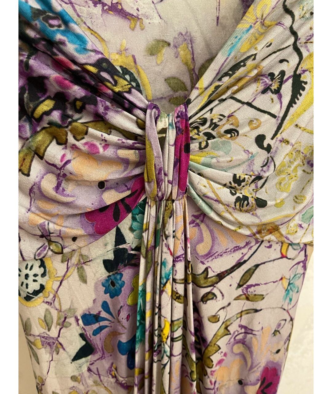 ETRO Мульти полиэстеровое платье, фото 4