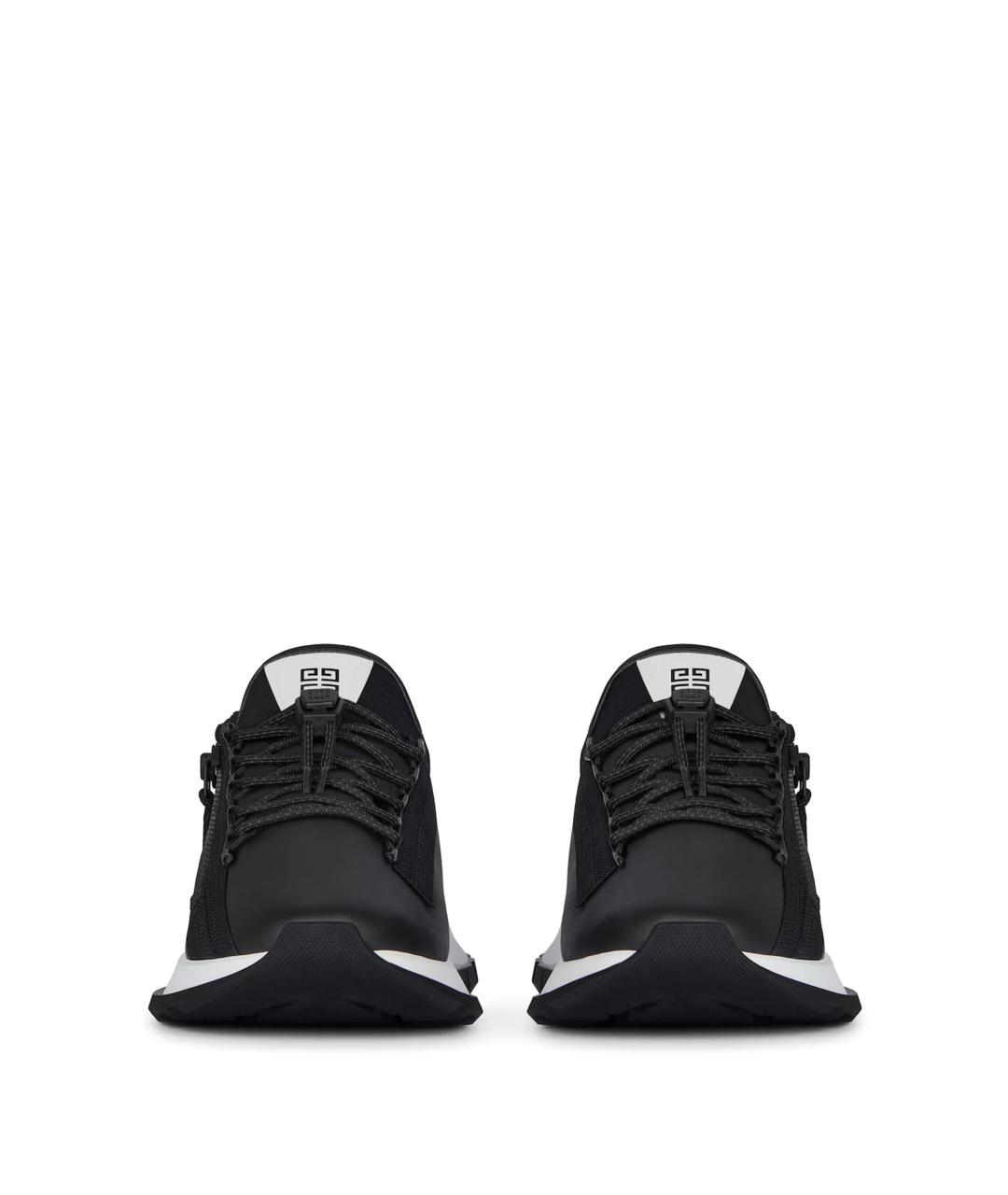 GIVENCHY Черные синтетические низкие кроссовки / кеды, фото 2