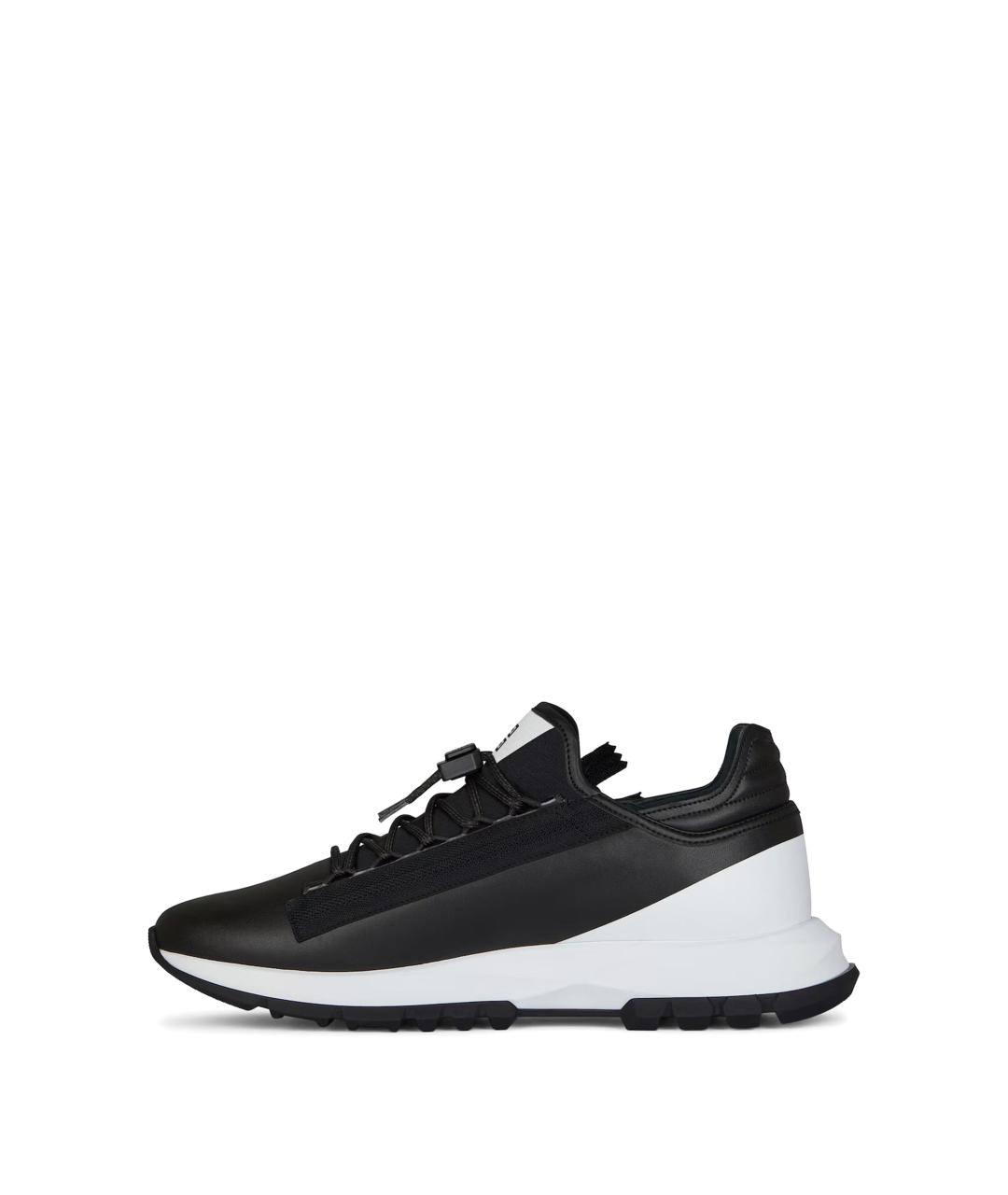 GIVENCHY Черные синтетические низкие кроссовки / кеды, фото 4