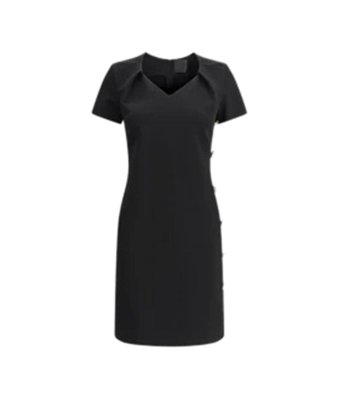 GIVENCHY Черное вискозное повседневное платье, фото 1