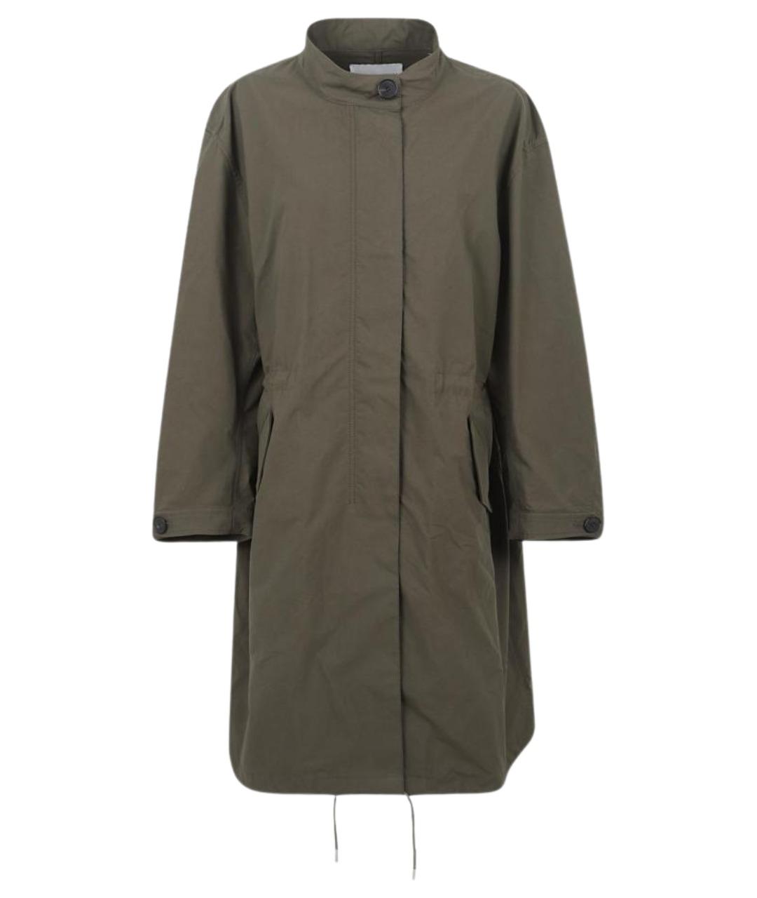 GIVENCHY Хаки хлопко-эластановая парка, фото 1