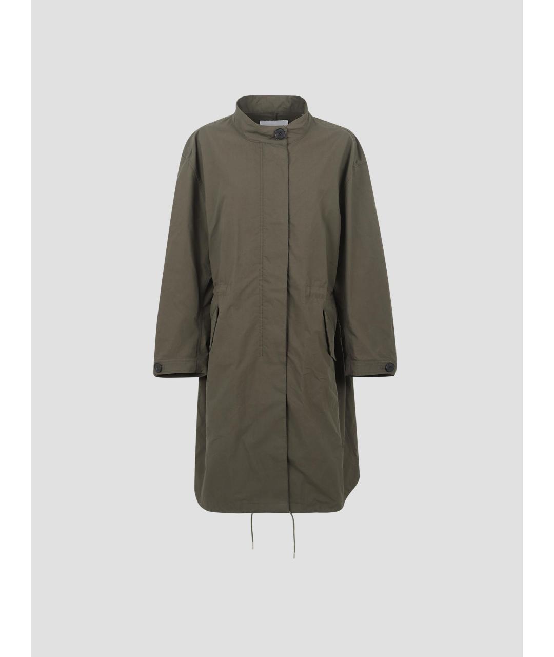 GIVENCHY Хаки хлопко-эластановая парка, фото 4