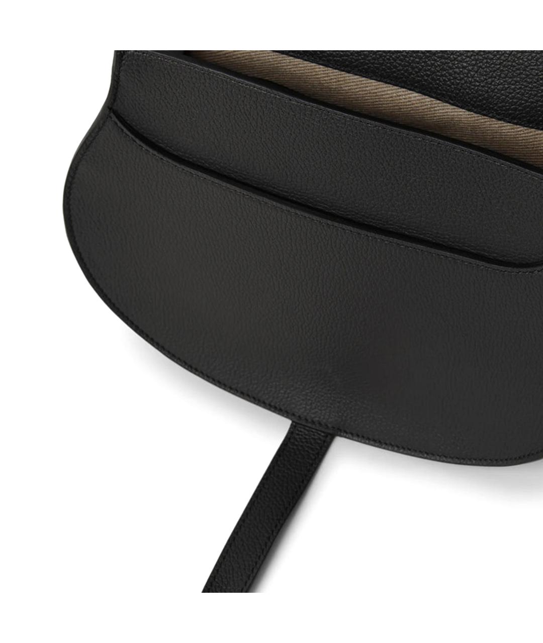 CHLOE Черная кожаная сумка через плечо, фото 3