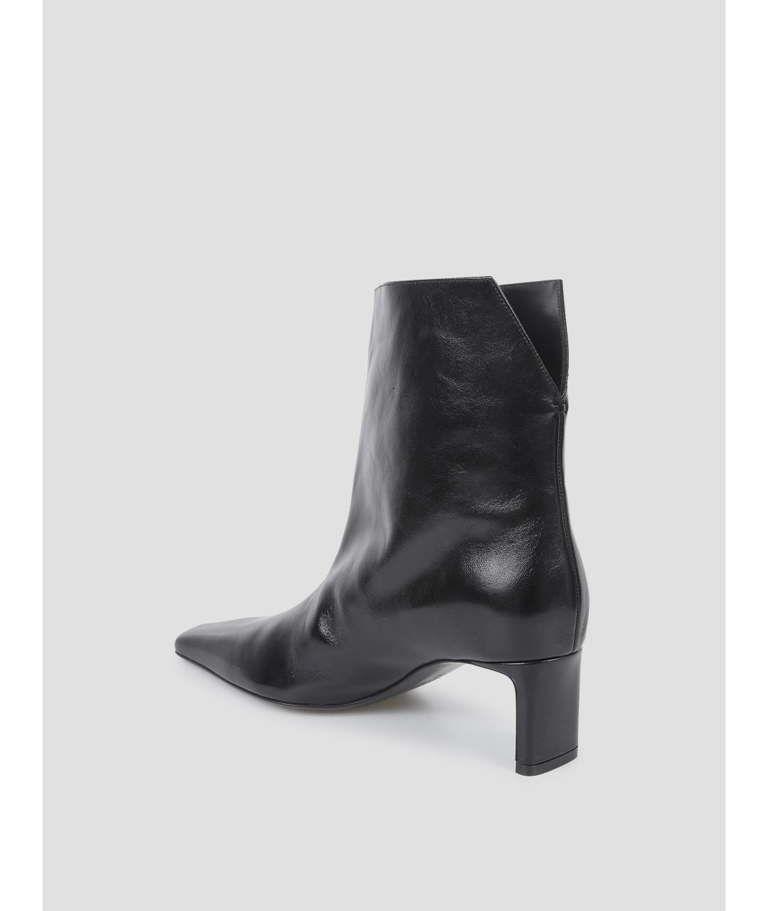 KHAITE Черные кожаные ботильоны, фото 2