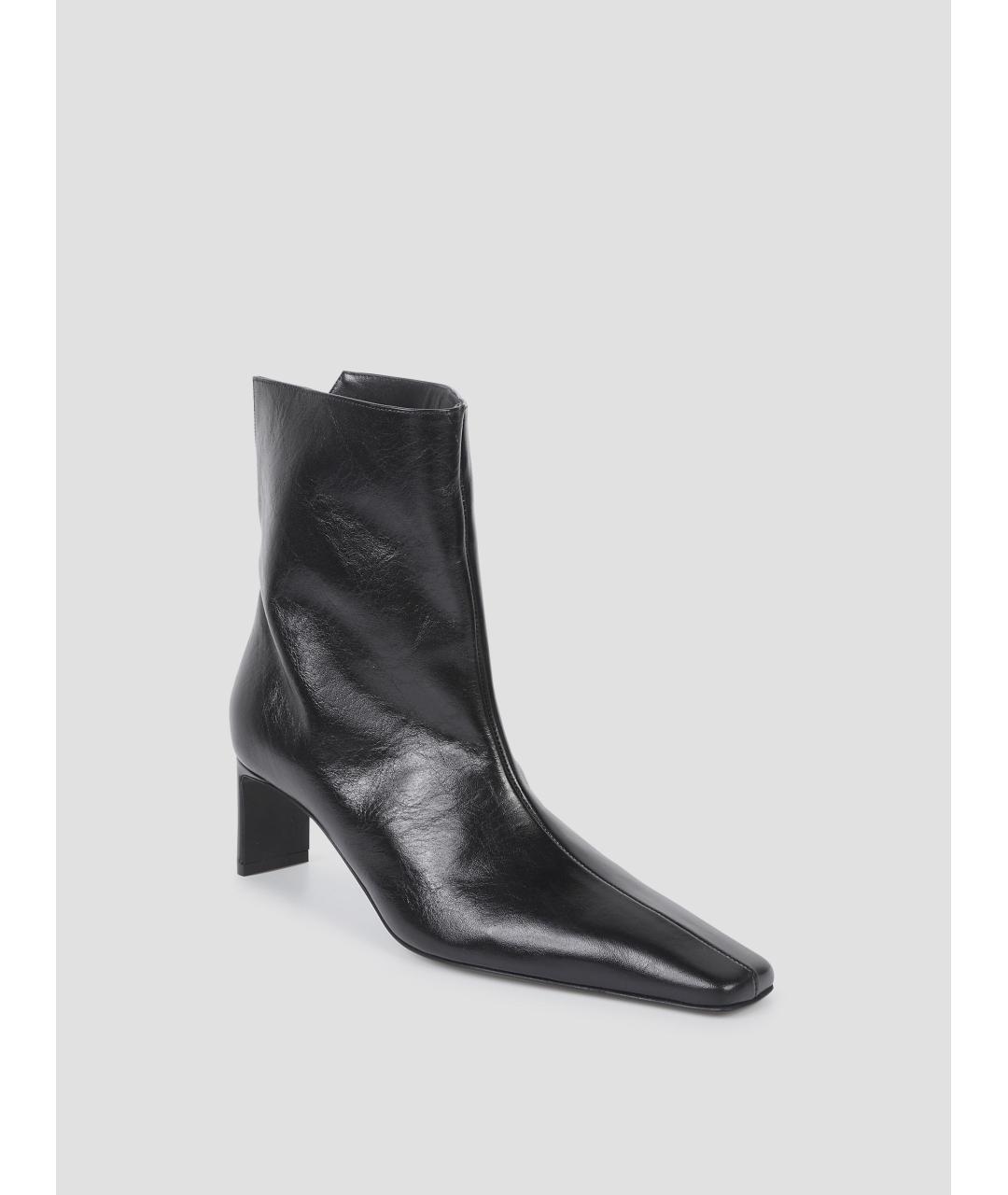 KHAITE Черные кожаные ботильоны, фото 3